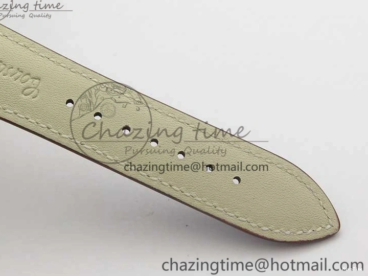 MIROTIME 0406 Calatrava 5524R Pilot Travel Time RG GRF Brown Dial on Brown Leather Strap MIYOTA TopPick 7155